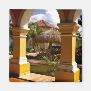 Mexico, Mayan Riviera, architecture at Iberostar Magnet