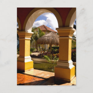 Mexico, Mayan Riviera, architecture at Iberostar Postcard