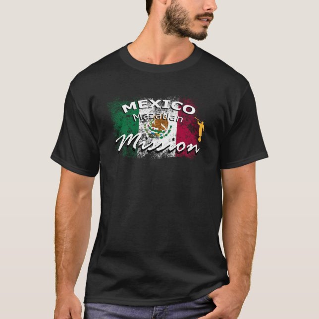 Mexico Mazatlan Mormon LDS Mission Missionary T-Shirt (Front)