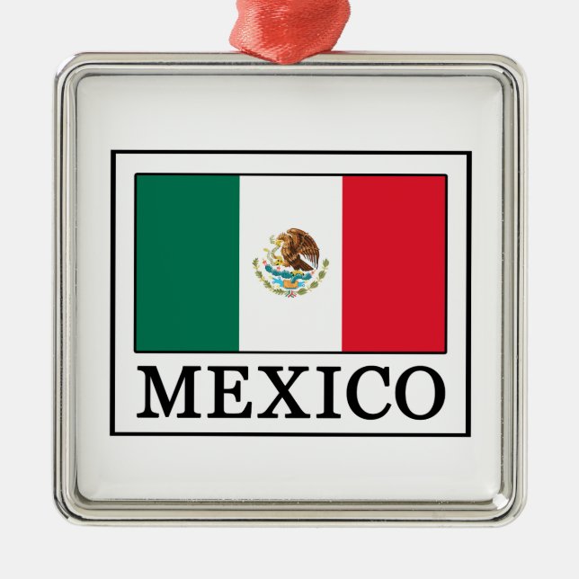 Mexico Metal Tree Decoration (Front)