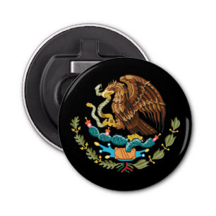 Mexico & Mexican Eagle coat of arms / flag Bottle Opener