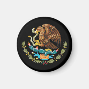Mexico & Mexican Eagle coat of arms / flag  Magnet