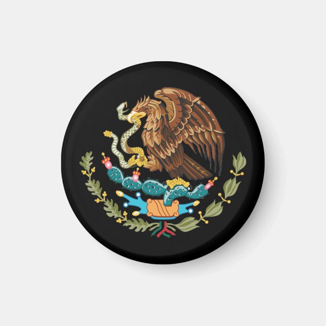 Mexico & Mexican Eagle coat of arms / flag  Magnet (Front)