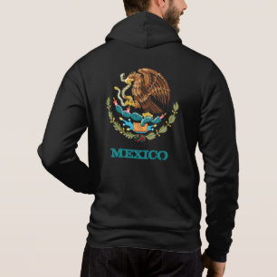 Mexico & Mexican Eagle emblem, flag fashion Hoodie
