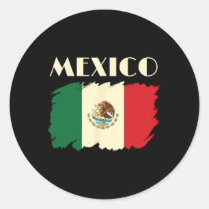Mexico Mexican Flag Cinco De Mayo Viva Mexican Spo Classic Round Sticker