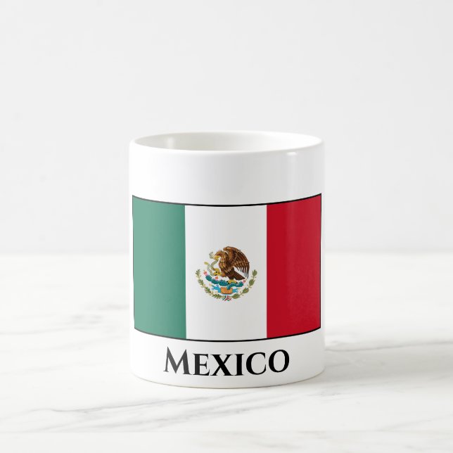 Mexico (Mexican) Flag Coffee Mug (Center)
