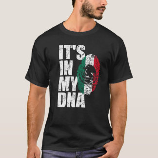 Mexico Mexican Flag DNA Fan Love   T-Shirt