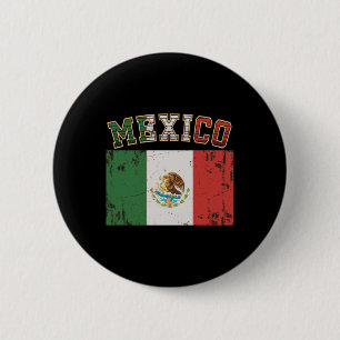 Mexico Mexican Flag Men Women Teens Kids Cool Mexi 6 Cm Round Badge