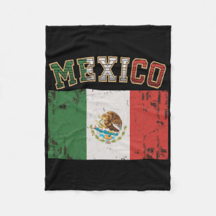 Mexico Mexican Flag Men Women Teens Kids Cool Mexi Fleece Blanket