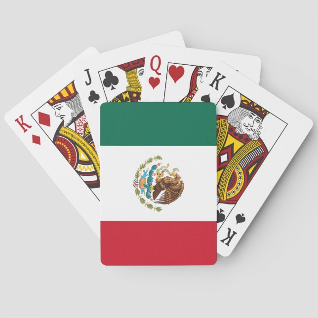 Mexico (Mexican) Flag Playing Cards (Back)