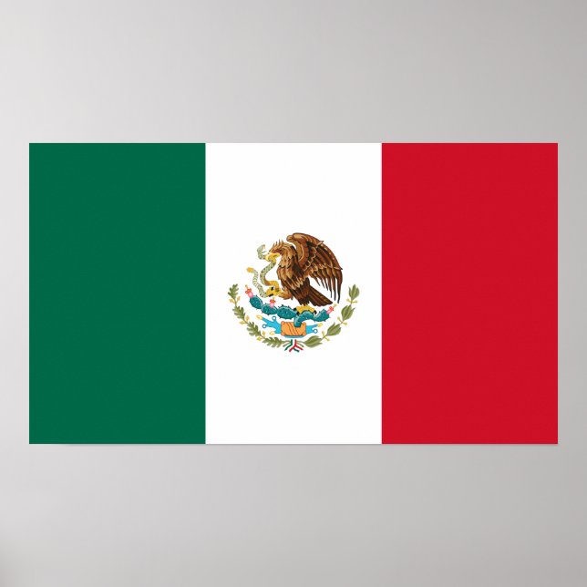 Mexico - Mexican Flag Poster (Front)