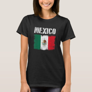 Mexico Mexican Flag Roots Pride Vintage Mexico 1 T-Shirt