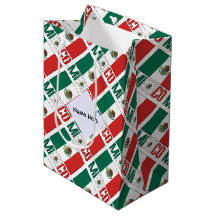 Mexico Mexican Flag Tiled Personalised 