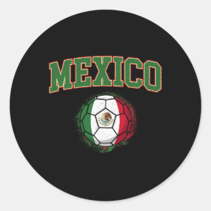 Mexico - Mexican Soccer Tournament Game Classic Round Sticker