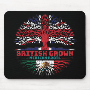 Mexico Mexican Uk United Kingdom British Tree Mouse Mat