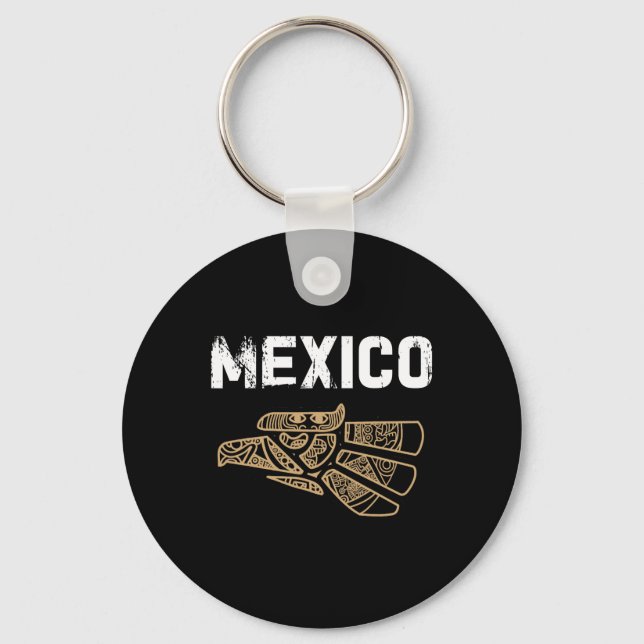 México Mexico Cinco De Mayo Futbol Pride Mexican 1 Key Ring (Front)