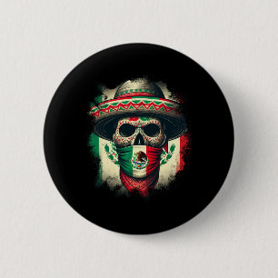 México Mexico Cinco De Mayo Tijuana Pride Mexican 6 Cm Round Badge