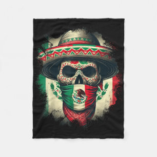 México Mexico Cinco De Mayo Tijuana Pride Mexican Fleece Blanket