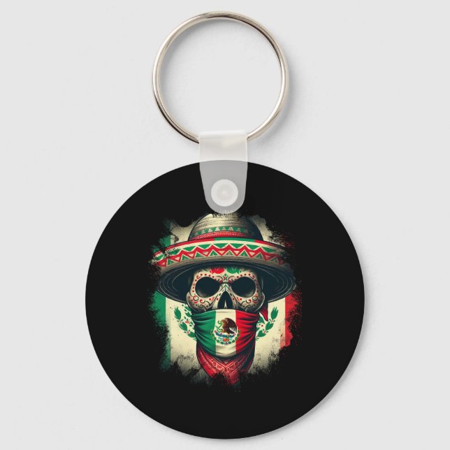 México Mexico Cinco De Mayo Tijuana Pride Mexican  Key Ring (Front)