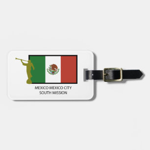 MEXICO MEXICO CITY SOUTH MISSION CTR LDS LUGGAGE TAG