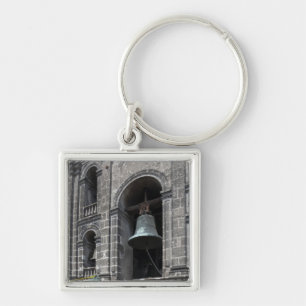Mexico, Mexico City, Zocalo. The Bell Towers Key Ring