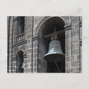 Mexico, Mexico City, Zocalo. The Bell Towers Postcard