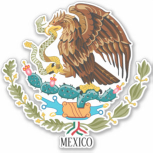 Mexico National Coat Of Arms Patriotic