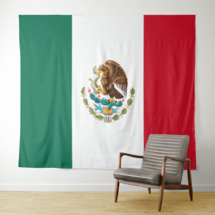 MEXICO NATIONAL FLAG TAPESTRY