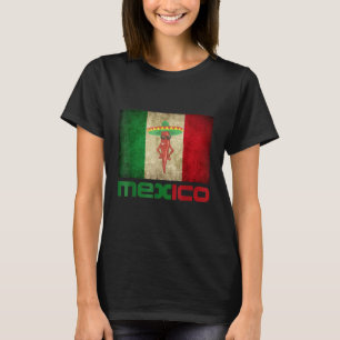 Mexico National Soccer Mexico Flag T-Shirt