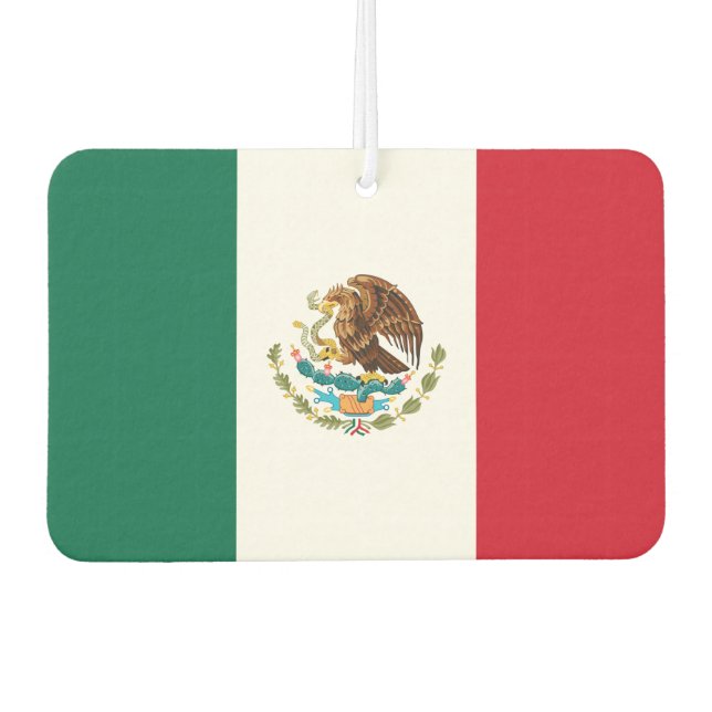 Mexico National World Flag Car Air Freshener (Front)