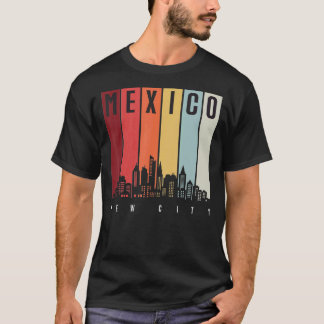 Mexico New City Diseño Vintage  Regalos Mexicanos  T-Shirt