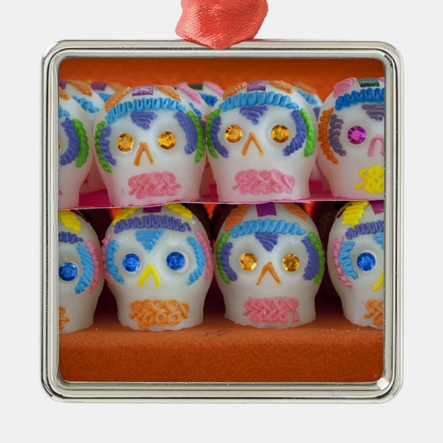 Mexico, Oaxaca Province, Oaxaca, Abastos market, Metal Tree Decoration (Front)