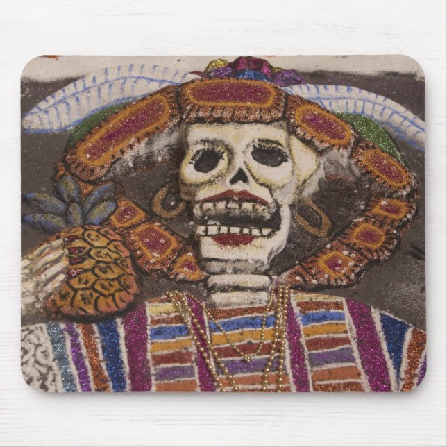 Mexico, Oaxaca. Sand tapestry (tapete de arena) Mouse Mat (Front)