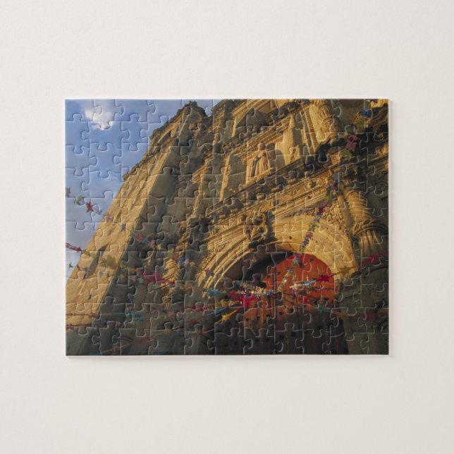 Mexico, Oaxaca, Templo de San Felipe de Neri 2 Jigsaw Puzzle (Horizontal)