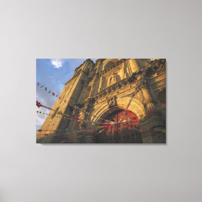 Mexico, Oaxaca, Templo de San Felipe de Neri Canvas Print (Front)