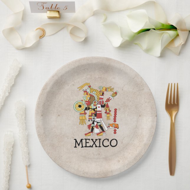 Mexico Paper Plate (Wedding)
