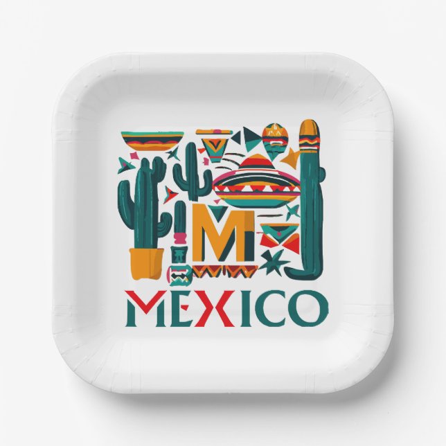 MEXICO PAPER PLATE (Front)