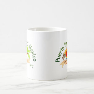 Mexico Parrot Cartoon Coffee Mug