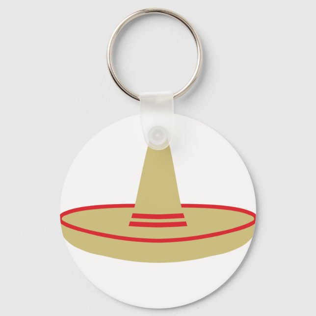 mexico party sombrero key ring (Front)