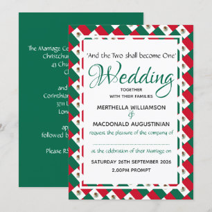 MEXICO Personalised Wedding Celebration Occasion Invitation