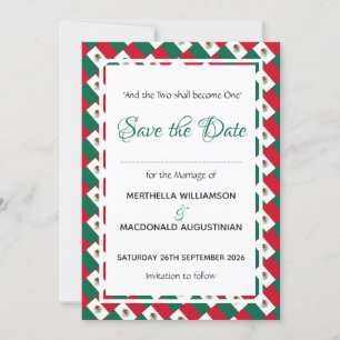 MEXICO Personalised Wedding Celebration Occasion Save The Date