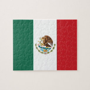 Mexico Plain Flag Jigsaw Puzzle