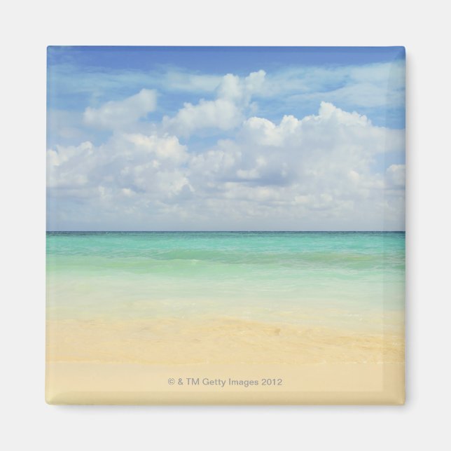 Mexico, Playa Del Carmen, seascape 2 Magnet (Front)