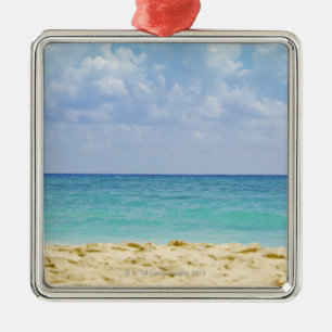 Mexico, Playa Del Carmen, seascape 4 Metal Tree Decoration
