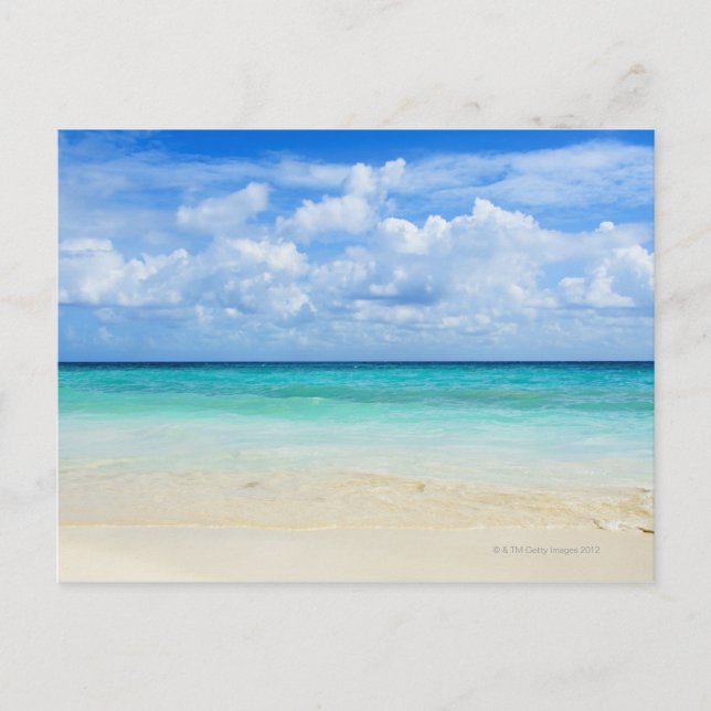 Mexico, Playa Del Carmen, tropical beach Postcard (Front)