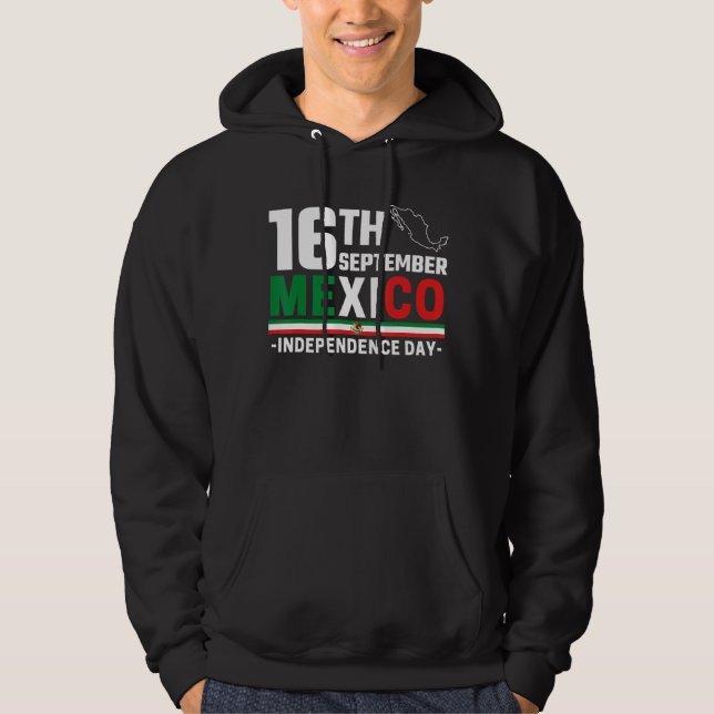 Mexico Pride Independence Day 2022 Mexican Flag Ma Hoodie (Front)