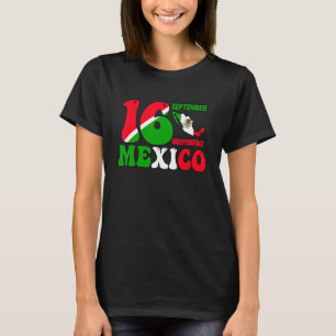 Mexico Pride Independence Day 2022 Mexican Flag T-Shirt