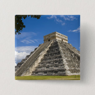 Mexico, Quintana Roo, near Cancun, Chichen 5 15 Cm Square Badge