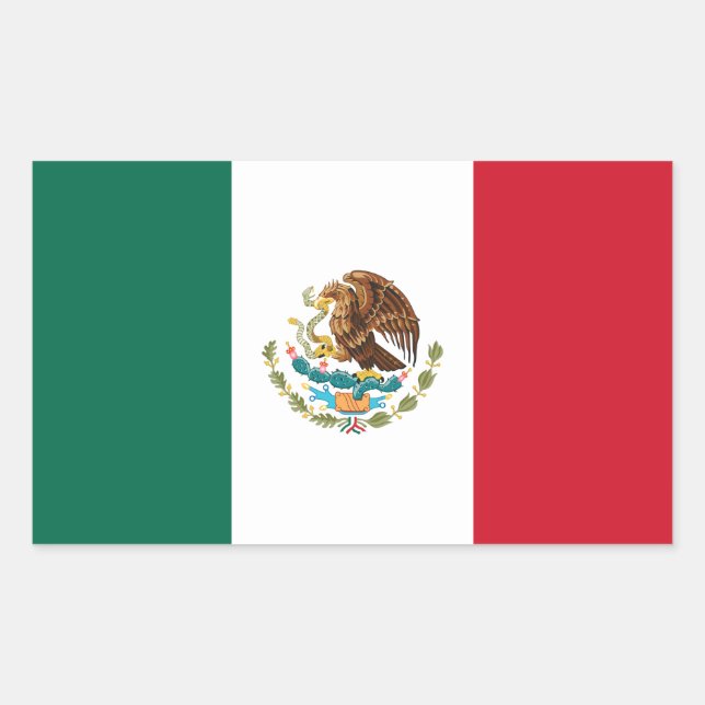 Mexico Rectangular Sticker (Front)