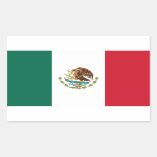 Mexico Rectangular Sticker